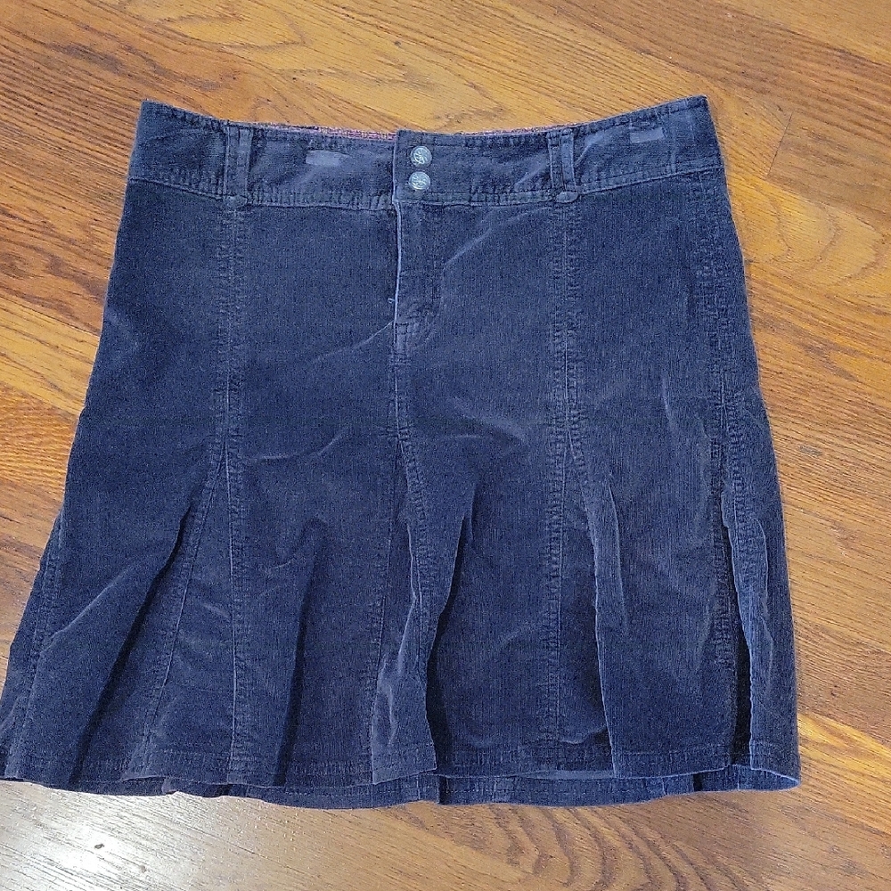 Athleta Purple Mini A-Line Skirt Pleated Casual